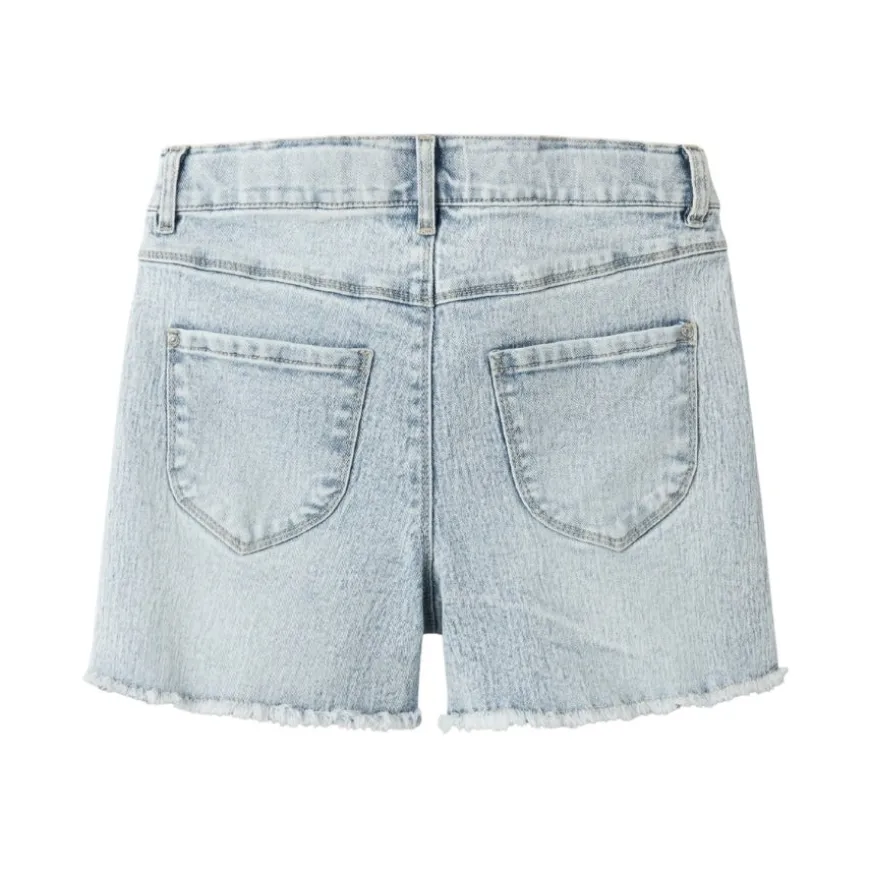 Pantalones bermudas Name-it Nkfrose Hw Mom Dnm Shorts 8222-Ya Noos