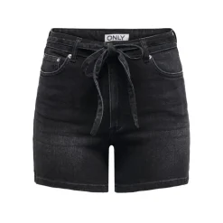 Pantalones bermudas Only Onlgianna Mw Belted Shorts Azg Dnm Noos