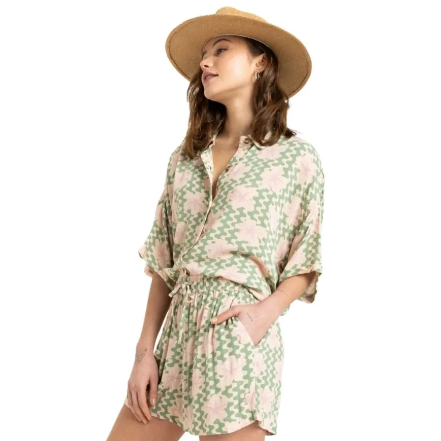 Pantalones bermudas Roxy Lekeitio Break High Printed