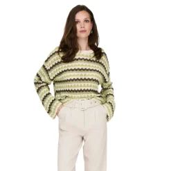 Pantalones bermudas Only Onlasa Ls Short O-Neck Cc Knt