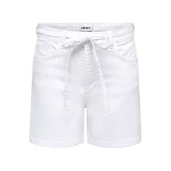 Pantalones bermudas Only Onlgianna Mw Belted Shorts Azg Dnm Noos