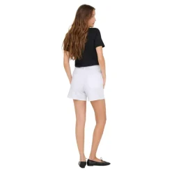 Pantalones bermudas Only Onlgianna Mw Belted Shorts Azg Dnm Noos