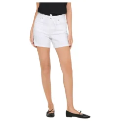Pantalones bermudas Only Onlgianna Mw Belted Shorts Azg Dnm Noos