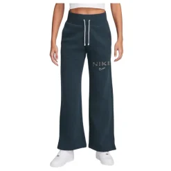 Pantalones chándal Nike W Nsw Phnx Flc Hr Logo Pnt Wde