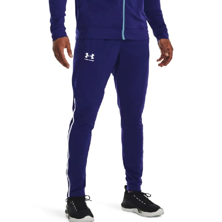 Pantalones chándal Under armour UA PIQUE TRACK PANT-BLU