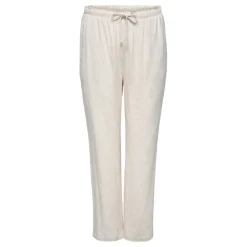 Pantalones largos Carmakoma Carsiesta Hw Pull-Up Linen Bl Pnt Noos