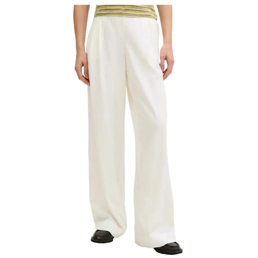 Pantalones largos Jjxx Jxalmira Linen Blend Hw Pant Wvn Ln