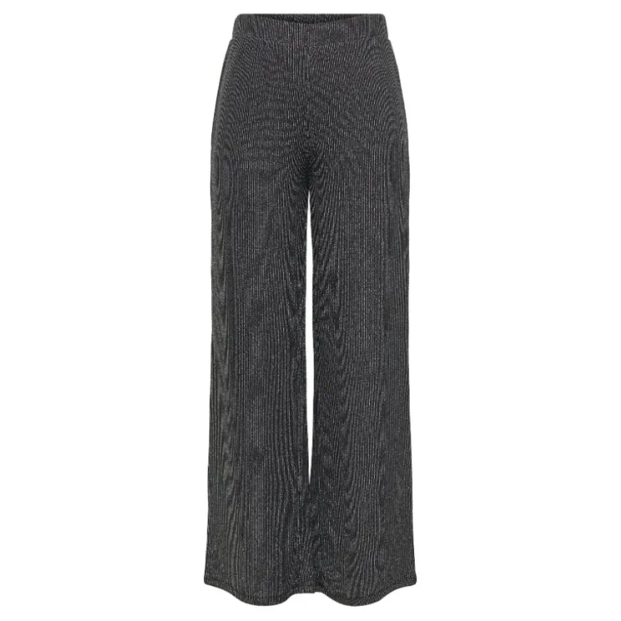 Pantalones largos Only Onlcarol Wide Glitter Pant Box Cs Jrs