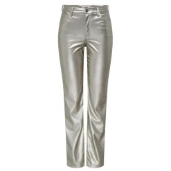 Pantalones largos Only Onlemily-Elyna Hw Metal Long Straigh Pnt