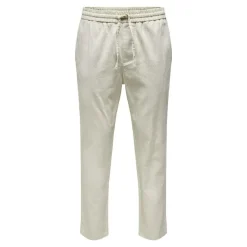 Pantalones largos Only & sons Onslinus Crop 0007 Cot Lin Pnt Noos