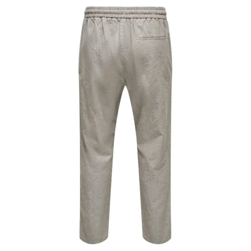 Pantalones largos Only & sons Onslinus Crop 0007 Cot Lin Pnt Noos