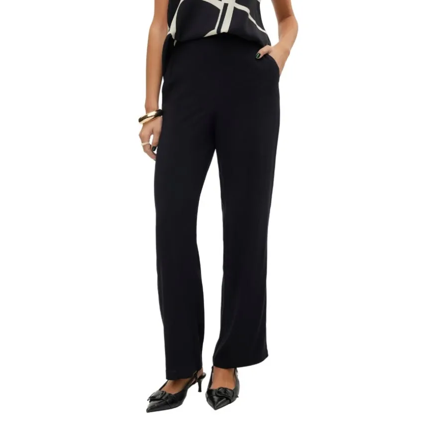 Pantalones largos Vero moda Vmeasy Joy Hw Wide Pants Wvn Ga