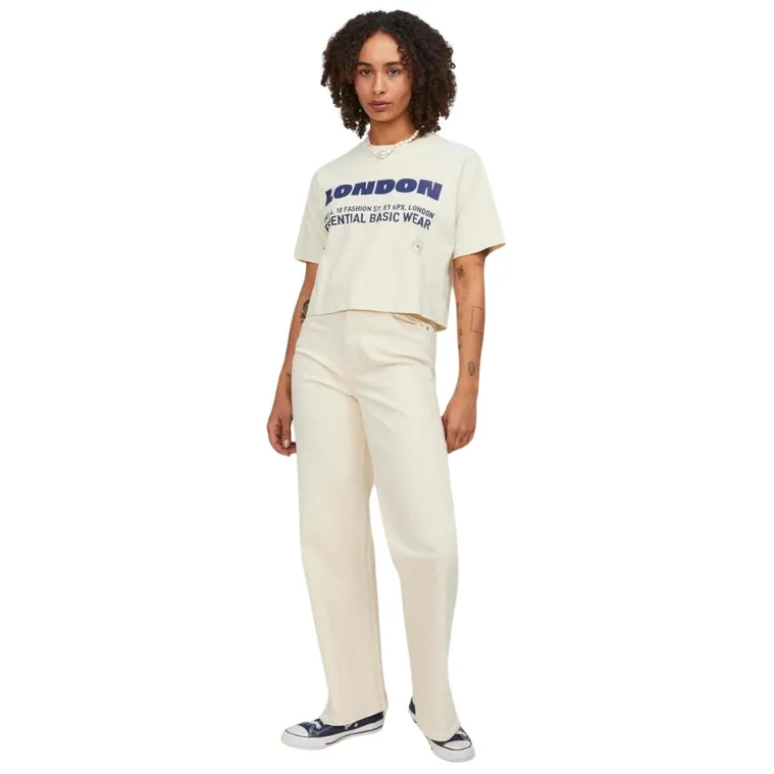Pantalones tejanos Jjxx JXAJA STRA CTN HW PANT PNT