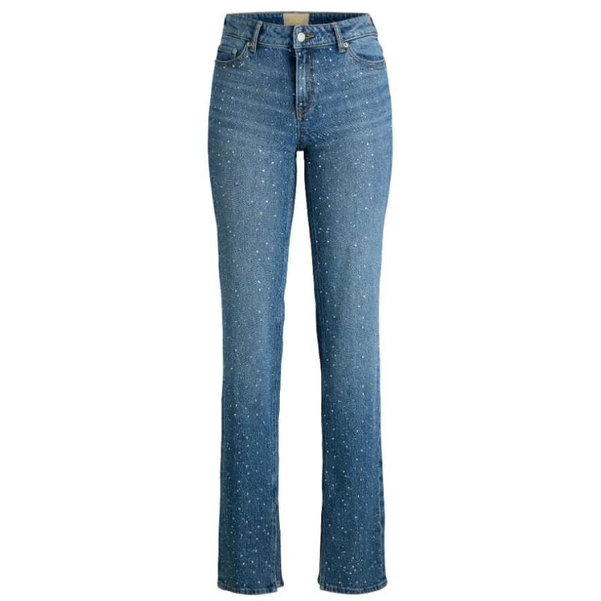 Pantalones tejanos Jjxx Jxnice Ciara Sl-Str Mw Stone C299 Dnm