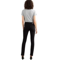 Pantalones tejanos Levis 312 Shaping Slim Soft Black