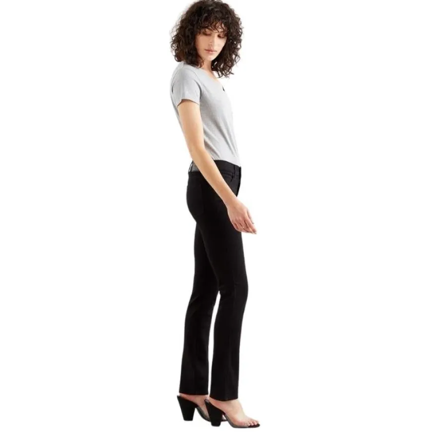 Pantalones tejanos Levis 312 Shaping Slim Soft Black