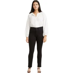 Pantalones tejanos Levis 312 Shaping Slim Soft Black