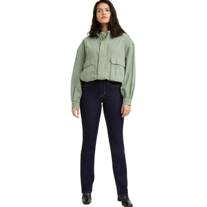 Pantalones tejanos Levis 314 Shaping Straight Darkest S