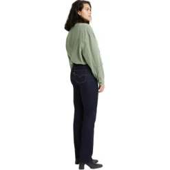Pantalones tejanos Levis 314 Shaping Straight Darkest S