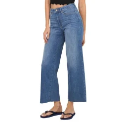 Pantalones tejanos Only Onlann-Madison Hw Crop Wd Dnm Soo618Noos