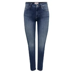 Pantalones tejanos Only Onlblush Mid Sk Ank Raw Dnm Rea194 Noos