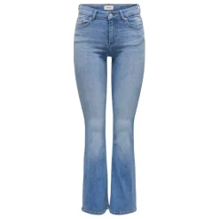 Pantalones tejanos Only Onlblush Mw Back Pock Fla Tai222 Dnmnoos
