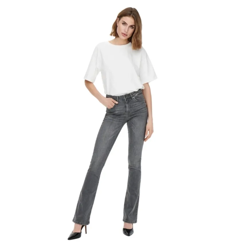 Pantalones tejanos Only Onlblush Mid Flared Tai0918 Noos