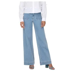 Pantalones tejanos Only Onlmadeline Hw Wd Pocket Dnm Gua221 Noos