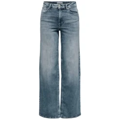 Pantalones tejanos Only Onlmadison Blush Hw Wide Dnm Rea570 Noos