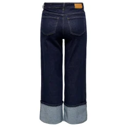 Pantalones tejanos Only Onlmadison Hw Wide Fold Up Crop Dnm Es