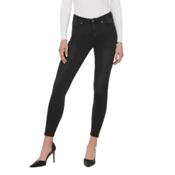 Pantalones tejanos Only Onlwauw Mid Sk Bj1097 Noos