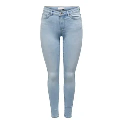 Pantalones tejanos Only Onlwauw Mid Skinny Dnm Bj639 Noos