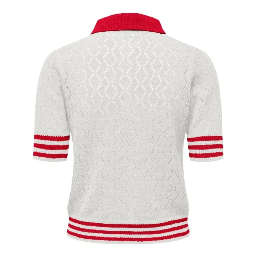 Polos Only Onlsunny Ss Pointelle Polo Knt