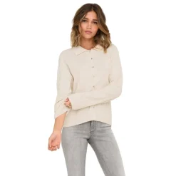Polos Only Onlthea Ls Button Polo Cardigan Knt