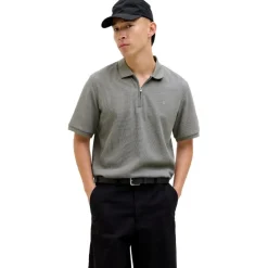 Polos Jack & jones Jjeaustin Zip Polo Ss Noos