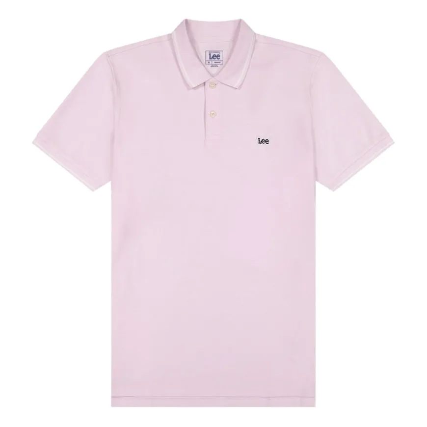 Polos Lee PIQUE POLO LIGHT ICY PINK