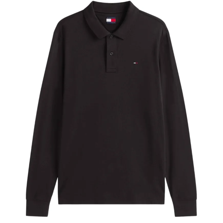 Polos Tommy jeans Tjm Slim Placket Polo Ls Ext