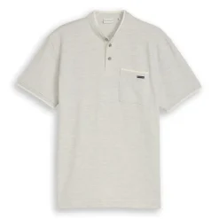 Polos Tom tailor Structured Stand-Up Polo