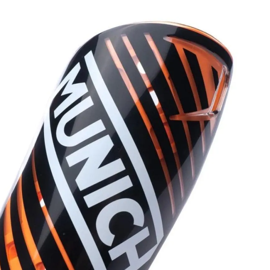 Protecciones Munich Rock Plus Naranja Fluor - Negro