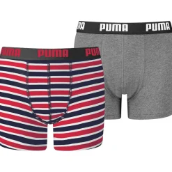 Puma Boys Basic Boxer Printed Stripe 2P