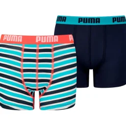 Puma Boys Basic Boxer Printed Stripe 2P