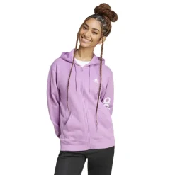 Sudaderas Adidas W Lin Ft Fz Hd