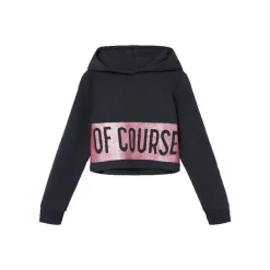 Sudaderas Name-it Nkfleonie Ls Cropped Sweat Wh Bru