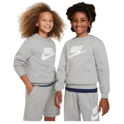 Sudaderas Nike K Nsw Club Flc Crew Ls Hbr