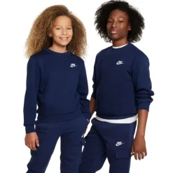 Sudaderas Nike K Nsw Club Flc Crew Ls Lbr