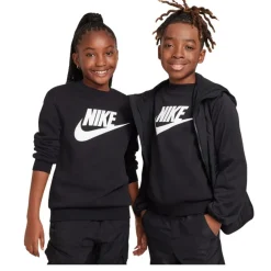 Sudaderas Nike K Nsw Club Flc Crew Ls Hbr