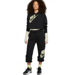 Sudaderas Nike W Nsw Flc Po Hoodie Crop Dnc