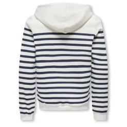 Sudaderas Only kids Kogadelle-Amour L S Stripe Hood Fr Swt