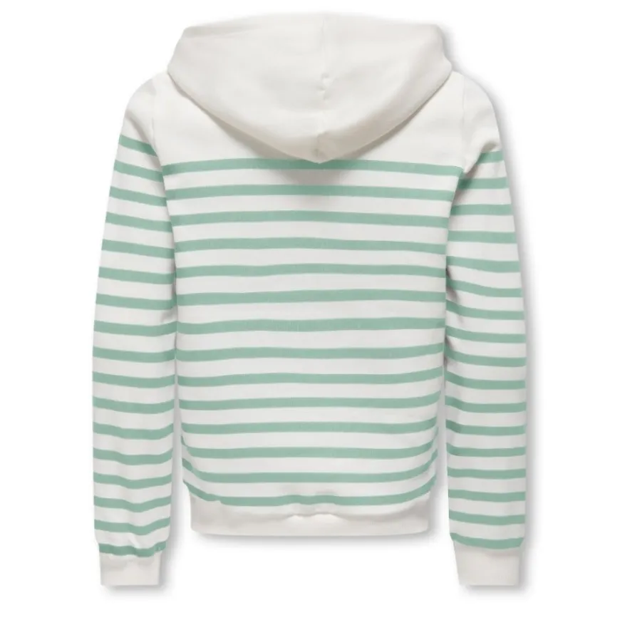 Sudaderas Only kids Kogadelle-Amour L S Stripe Hood Fr Swt