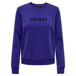 Sudaderas Only Onlcandie L S Rhinestones O-Neck Box Swt